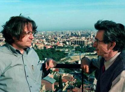Josep Ramoneda y Xavier Rubert de Ventòs, impulsores del Col.legi de Filosofía de Barcelona.