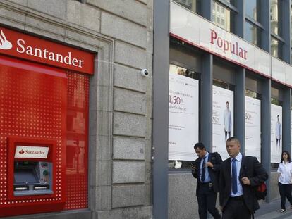 Santander rebaja un 13% los despidos por la absorción de Popular