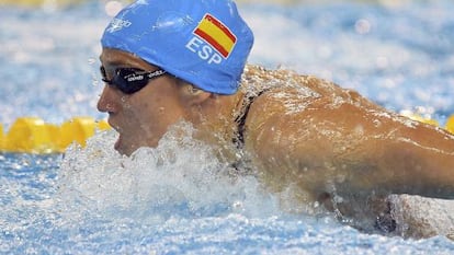 Mireia Belmonte, en los Europeos de 2014.