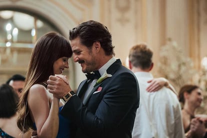 Protagonistas de la película Materialistas  de Movistar Plus+