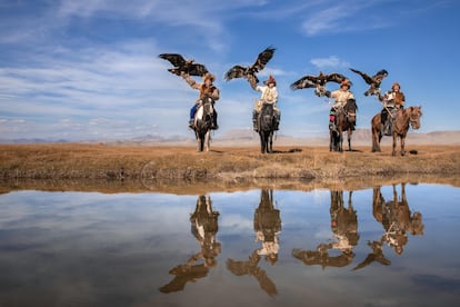 Tribus cazadoras de Mongolia.