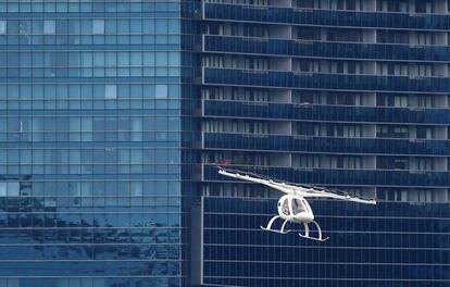 Taxi de Volocopter a Singapur el 22 d'octubre. 