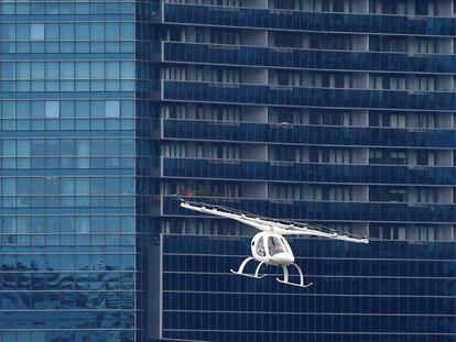 Taxi de Volocopter a Singapur el 22 d'octubre. 