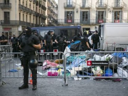 La policia catalana tem trobades fortuïtes amb col·lectius independentistes que han convocat actes de protesta