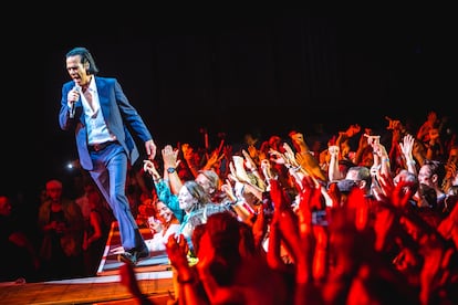 Nick Cave actuando en el festival Cala Mijas (Málaga), en septiembre de 2022.