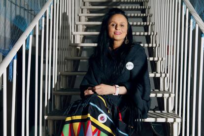 La cocinera vasco-marroquí Najat Kaanache en el encuentro Mujeres que transforman el mundo, celebrado en Segovia del 16 al 25 de marzo.