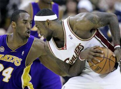 LeBron James y Kobe Bryant