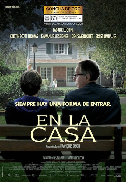 Dirigida por François Ozon, con Fabrice Luchini, Ernst Umhauer, Kristin Scott Thomas y Emmanuelle Seigner.