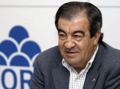 Francisco Álvarez-Cascos, este lunes durante la reunión de la Comisión Directiva de FAC.