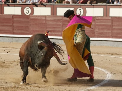 Eduardo D&aacute;vila Miura, en el segundo de la tarde.