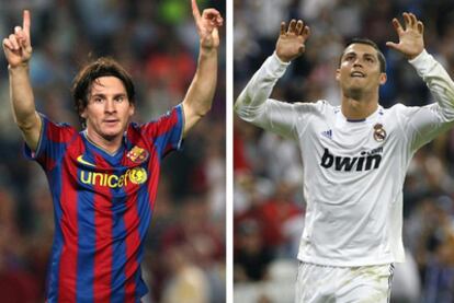 Messi y Cristiano Ronaldo