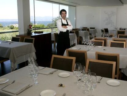 Javier Olleros, en su restaurante