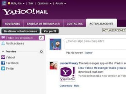 El correo de Yahoo! se cae durante varias horas en toda Europa