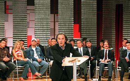 José Manuel Lorenzo, ayer, en la presentación de la nueva temporada de Canal + y Digital +.