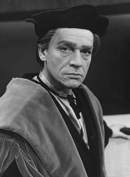 Paul Scofield como Tomás Moro en <i>Un hombre para la eternidad.</i>