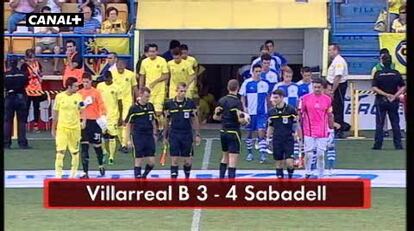 Villarreal b, 3 - Sabadell, 4