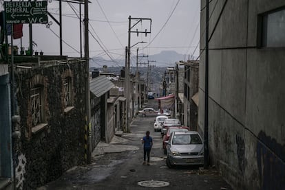 Una de las calles en la alcaldía de Milpa Alta, donde las autoridades locales ofrecieron un apoyo económico de 5.000 pesos (unos 200 dólares).