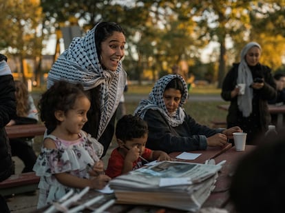 Sahar Faraj, founder of the Collective Return movement, on October 7.