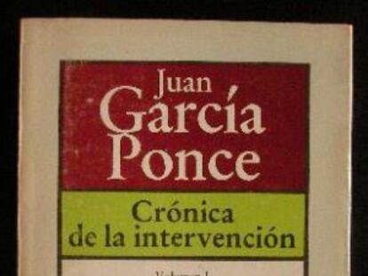 Um dos livros de Juan García Ponce.