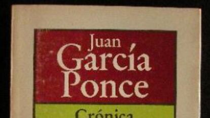 Um dos livros de Juan García Ponce.