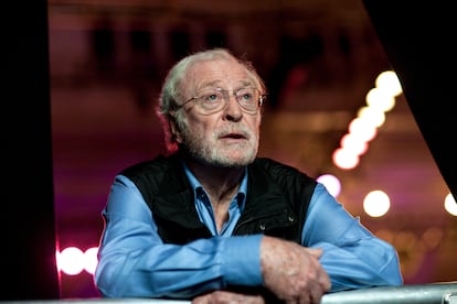 El actor Michael Caine posa para un retrato durante el festival de literatura de Cheltenham, en Reino Unido, en octubre de 2010.