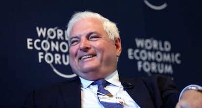 El expresidente de Panamá Ricardo Martinelli.