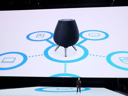 Samsung desvela su altavoz inteligente, el Galaxy Home con Spotify integrado