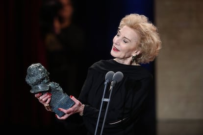 Marisa Paredes recibe el Goya de Honor 2018.