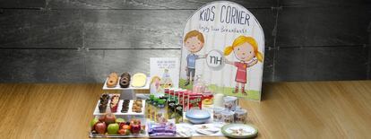 Kids Corner de desayuno para niños de NH.