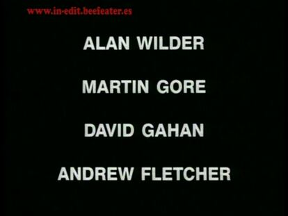 Escena del documental 'Depeche Mode 101' de D.A. Pennebaker, Chris Hegedus & David Dawkins (1989)