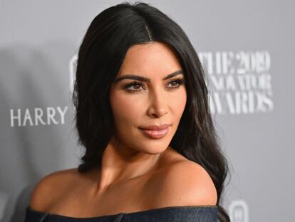 Kim Kardashian, en una imagen de 2019, durante la entrega de unos premios del Wall Street Journal en el MOMA de Nueva York