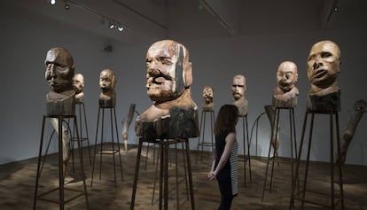 Les escultures de Kader Attia a la Fundació Miró.