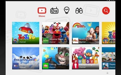 YouTube Kids estará disponible en móviles y tabletas Android.