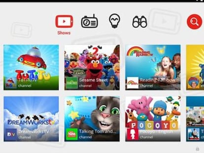 YouTube Kids estará disponible en móviles y tabletas Android.