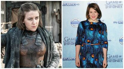 Yara Greyjoy en los libros se llama Asha. Sin embargo, en la ficción televisiva prefirieron cambiarlo por Yara para evitar confusiones con Osha, la salvaje que ayuda a los Stark. Gemma Whelan (Leeds, Reino Unido, 35 años), a pesar de lo que pueda parecer viendo a su personaje, es también bailarina, cantante mezzo-soprano y humorista. No queda duda cuando ves que comparte en su Instagram una foto de cómo ha hecho la cama con su novio dentro.