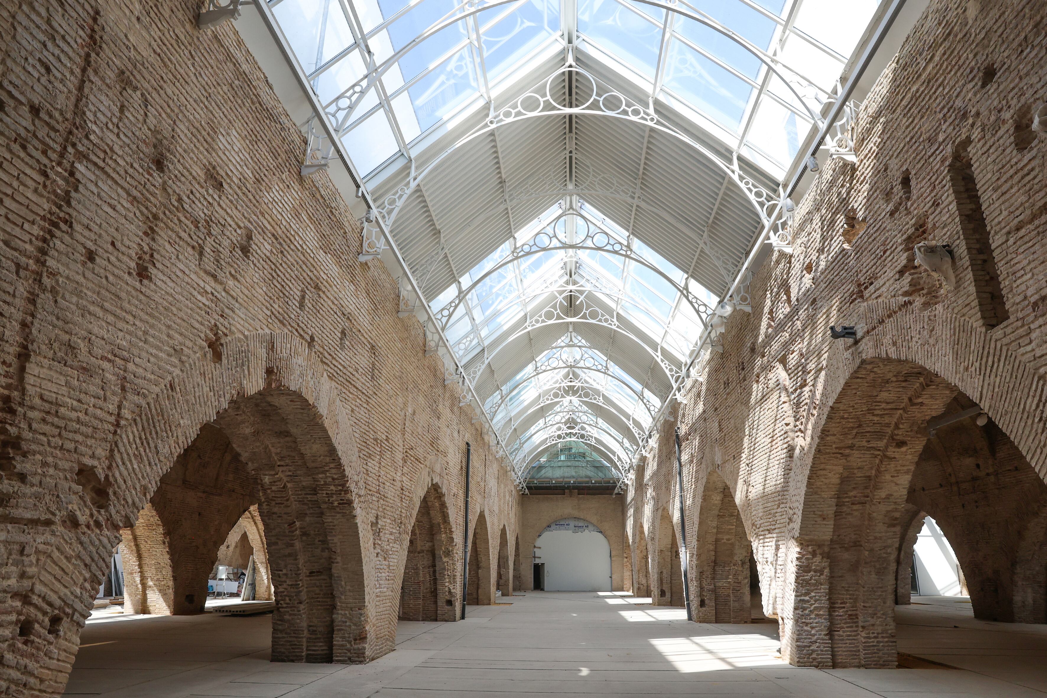 Vista de las Atarazanas de Sevilla tras la obra, una actuación del arquitecto Guillermo Vázquez Consuegra.