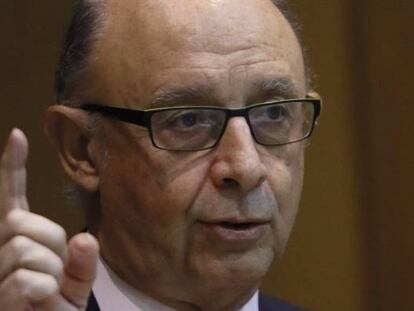 El ministro de Hacienda y Función Pública, Cristóbal Montoro.