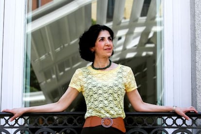 Fabiola Gianotti, directora electa del CERN, en el Museo Thyssen (Madrid), el 26 de junio. 