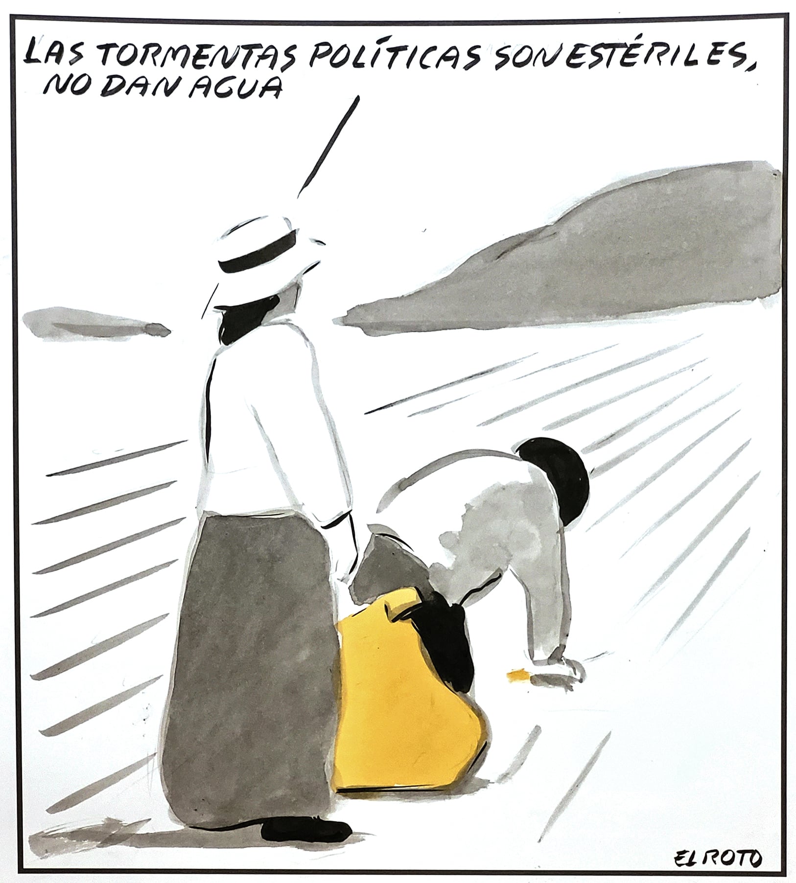 El Roto: estériles tormentas