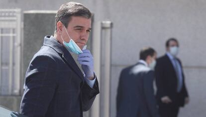 Visita de Pedro Sánchez la fábrica de la compañía Hersill en Madrid hace una semana.