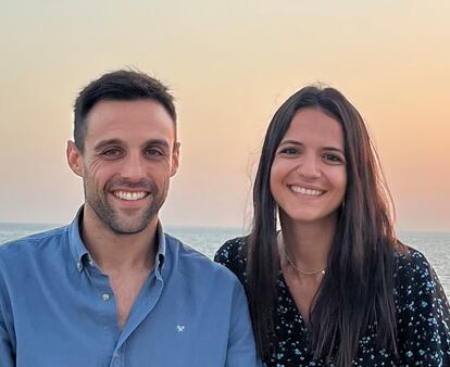 Imanol Martín y Sandra Sabaté, en una fotografía cedida por ellos.