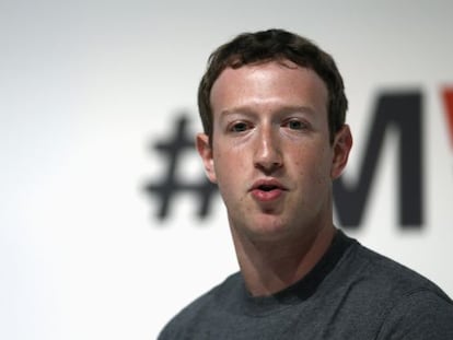 Mark Zuckerberg, en el Mobile World Congress de Barcelona a principios de mes.