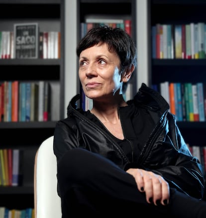 La escritora argentina María Sonia Cristoff, en Madrid en marzo.