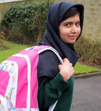 La estudiante pakistaní, Malala Yousafzai.