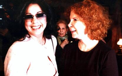 Isabel Pantoja y la duquesa de Alba.