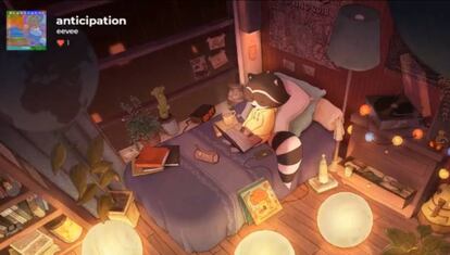 Captura de pantalla de un vídeo 24/7 del canal Chillhop Music, del género Lofi.