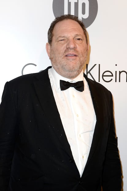 Uno de los hombres con más poder en Hollywood no se quiso perder la fiesta de IFP: Harvey Weinstein.