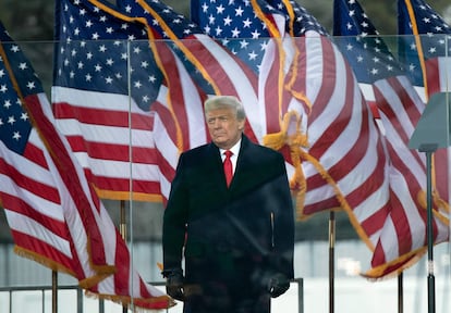 El expresidente Donald Trump en Washington, el 6 de enero de 2021.