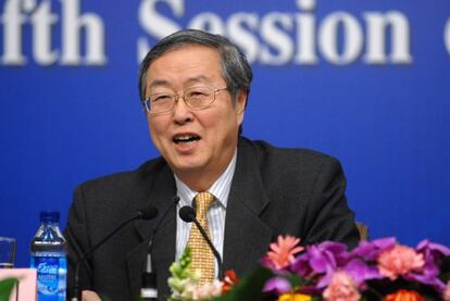 Zhou Xiaochuan, el gobernador del Banco Central chino.