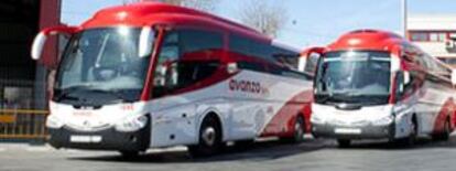 Autobuses del grupo Avanza